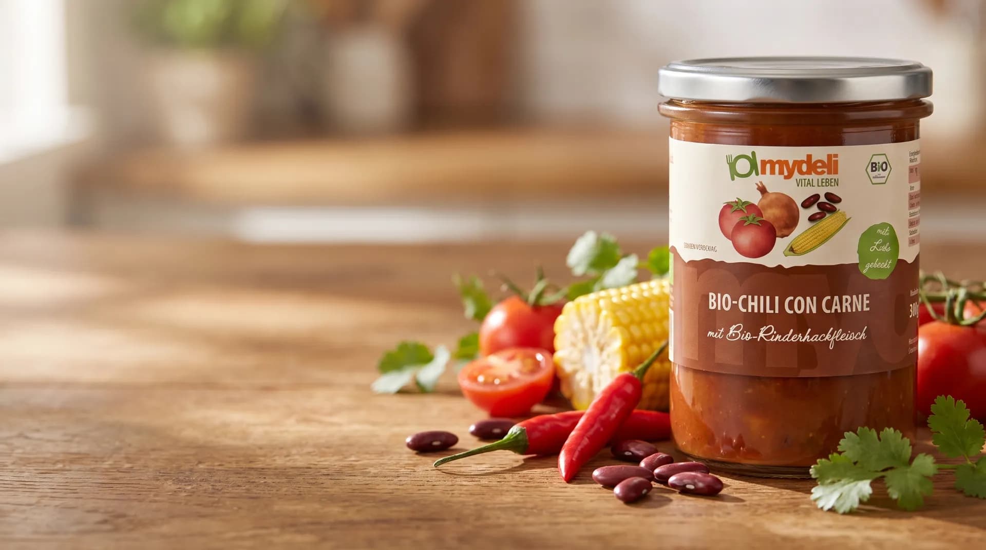 mydeli Bio Chili con Carne im Glas